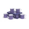 Heath McCabe Princess White Spot on Purple Mug Set 